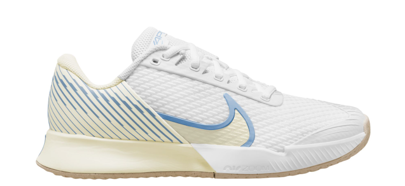Nike Air Zoom Vapor Pro 2 HC White/Light Blue-Sail-Gum Tennis Women's Shoes - Sports Virtuoso