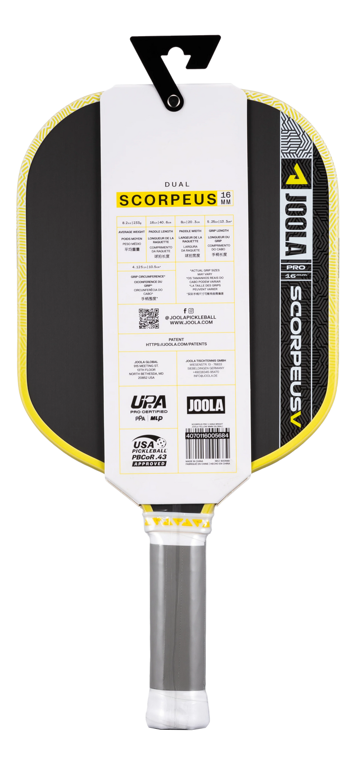 Joola Scorpeus Pro V 16mm Pickleball Paddle Demo - Sports Virtuoso