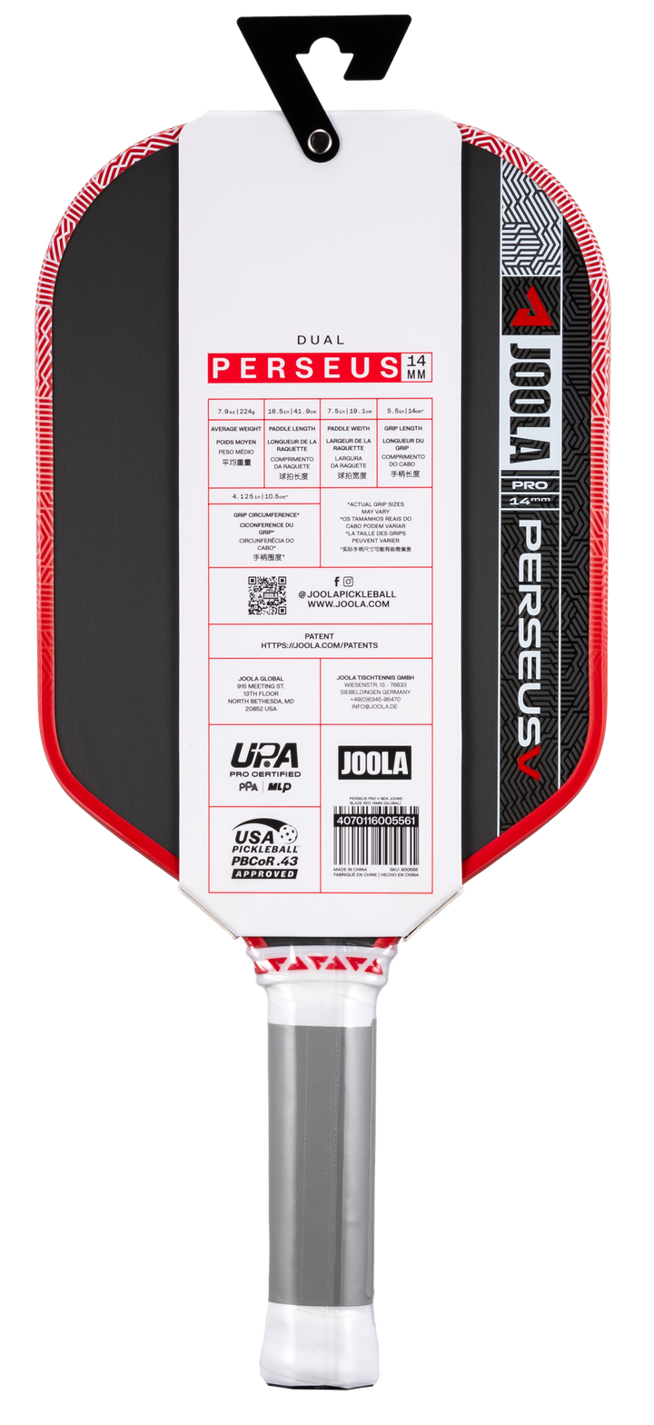 Joola Perseus Pro V 14mm Pickleball Paddle - Sports Virtuoso