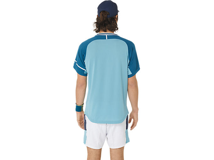 Asics Men's Match Actibreeze SS Top Aquamarine