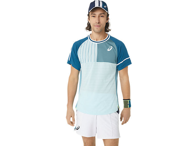Asics Men's Match Actibreeze SS Top Aquamarine