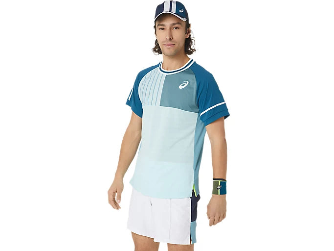 Asics Men's Match Actibreeze SS Top Aquamarine