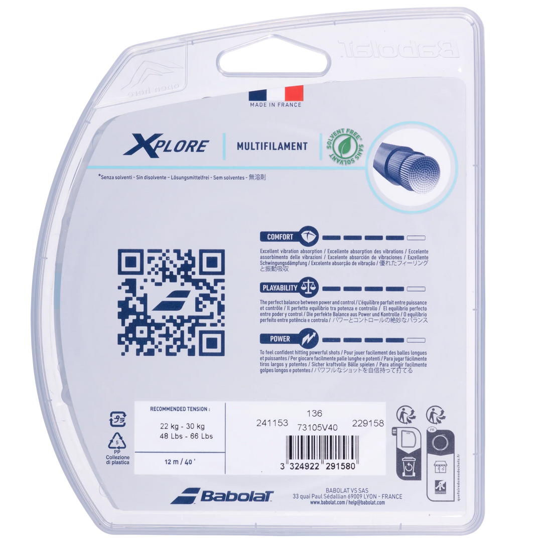 Babolat XPlore 16g Tennis 12M String Set