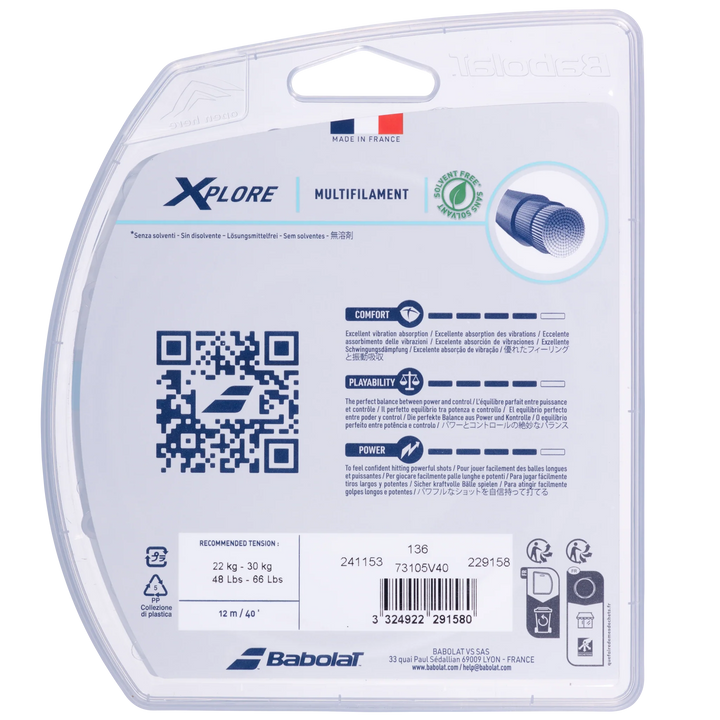 Babolat XPlore 16g Tennis 12M String Set