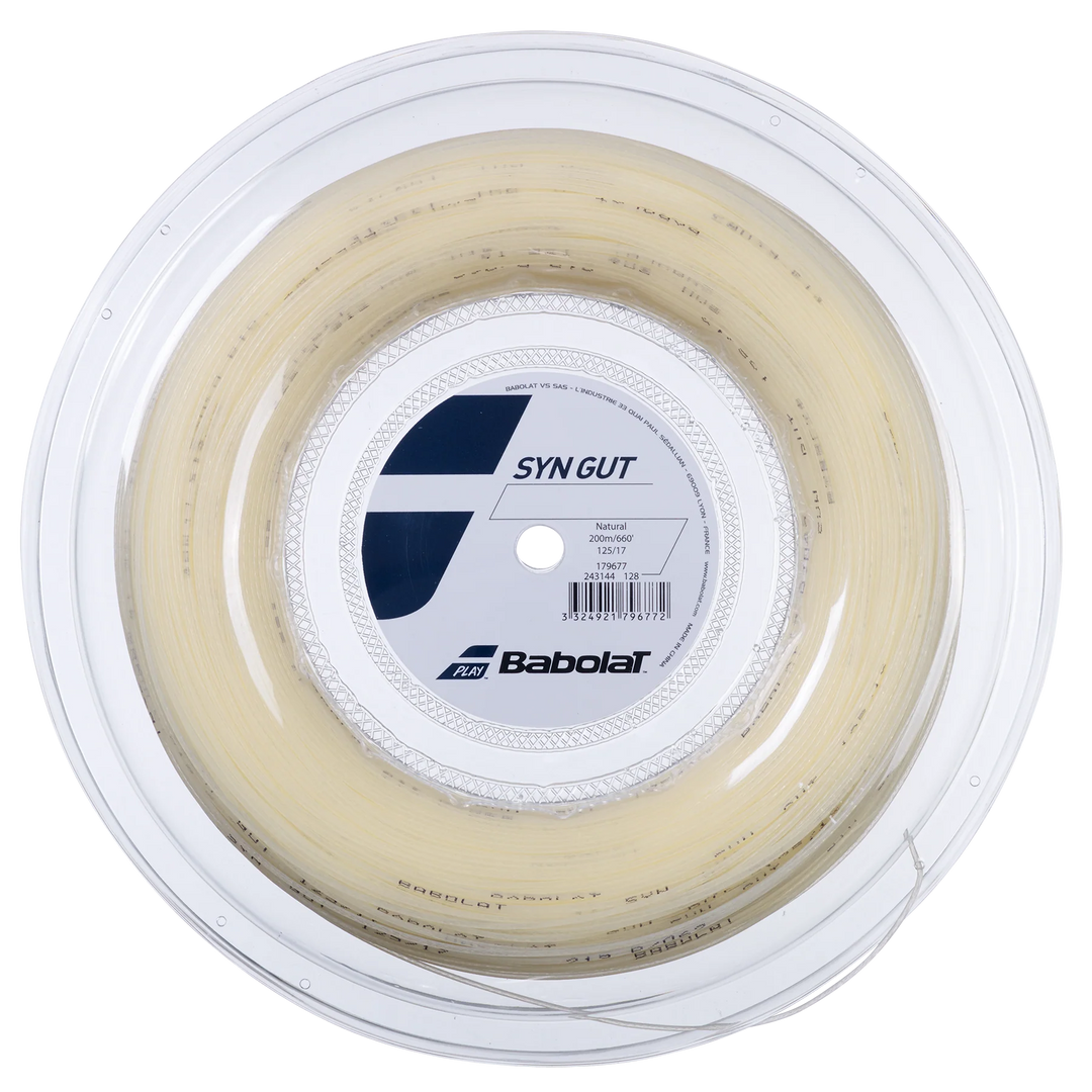 Babolat Syn Gut 17g Tennis 200M/660Ft String Reel