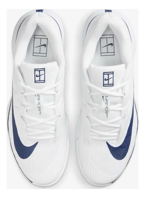 Nike Vapor Pro 3 HC Premium White/Navy Tennis Shoes