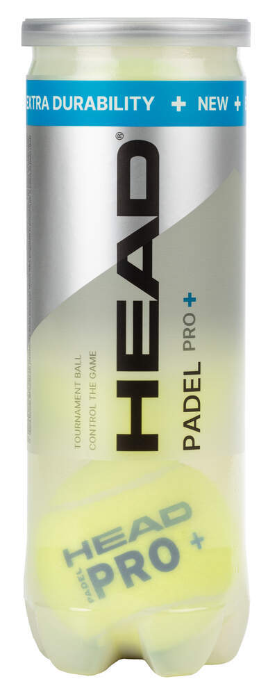 HEAD Padel Pro+ balls (3 Ball Tube)