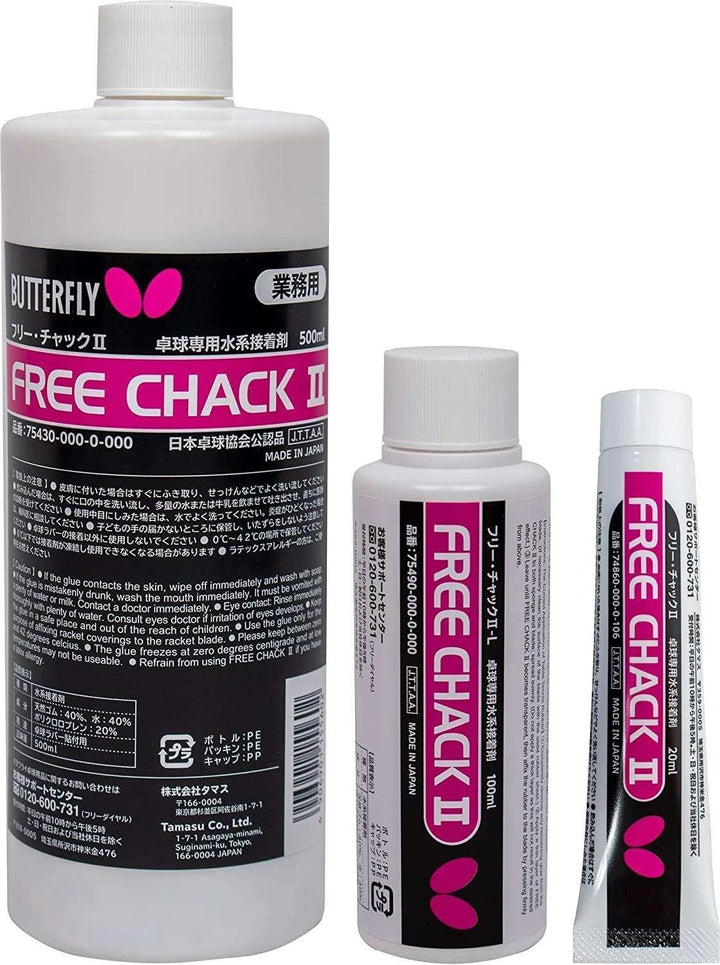 Butterfly Free Chack II table tennis glue