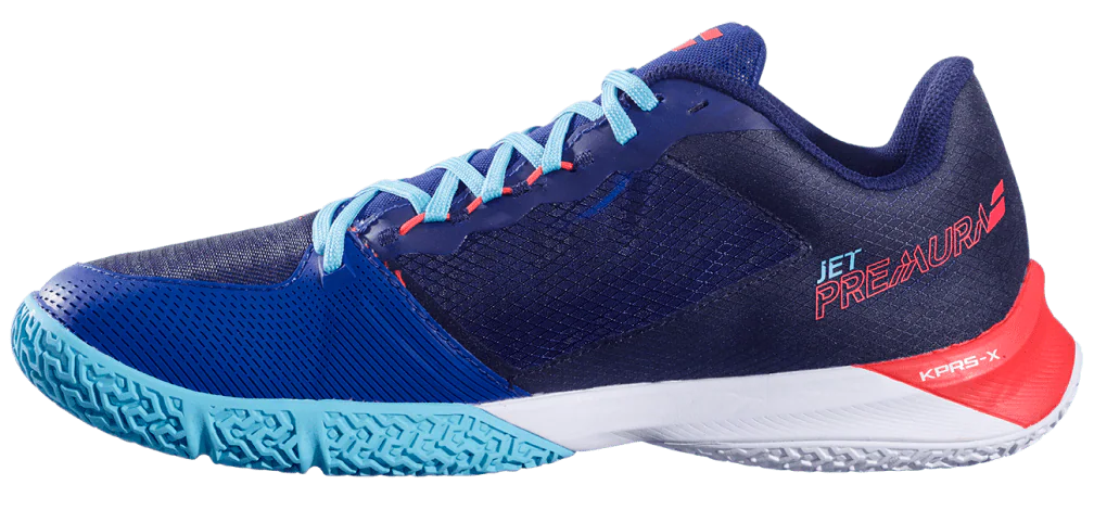 Babolat Jet Premura 2 Blue/Red Padel Shoe - Sports Virtuoso