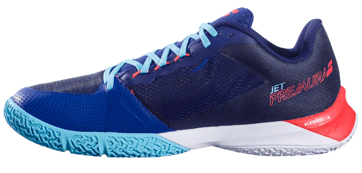 Babolat Jet Premura 2 Blue/Red Padel Shoe - Sports Virtuoso