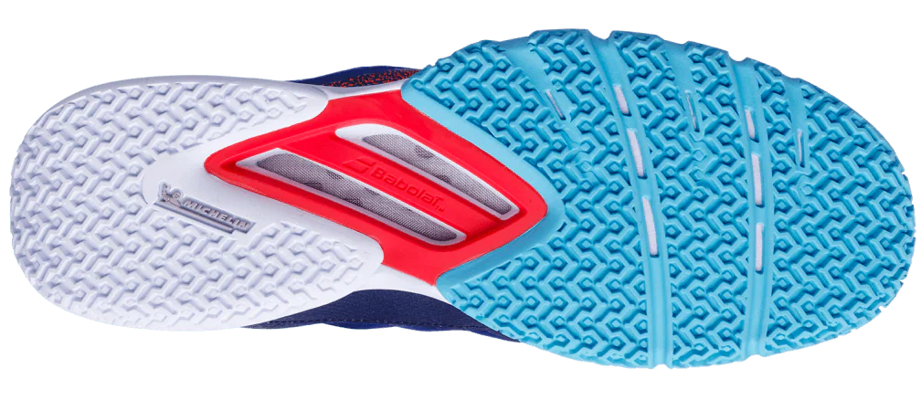 Babolat Jet Premura 2 Blue/Red Padel Shoe - Sports Virtuoso