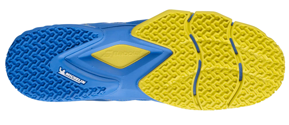 Babolat Movea Blue/Yellow Men's Padel Shoe - Sports Virtuoso
