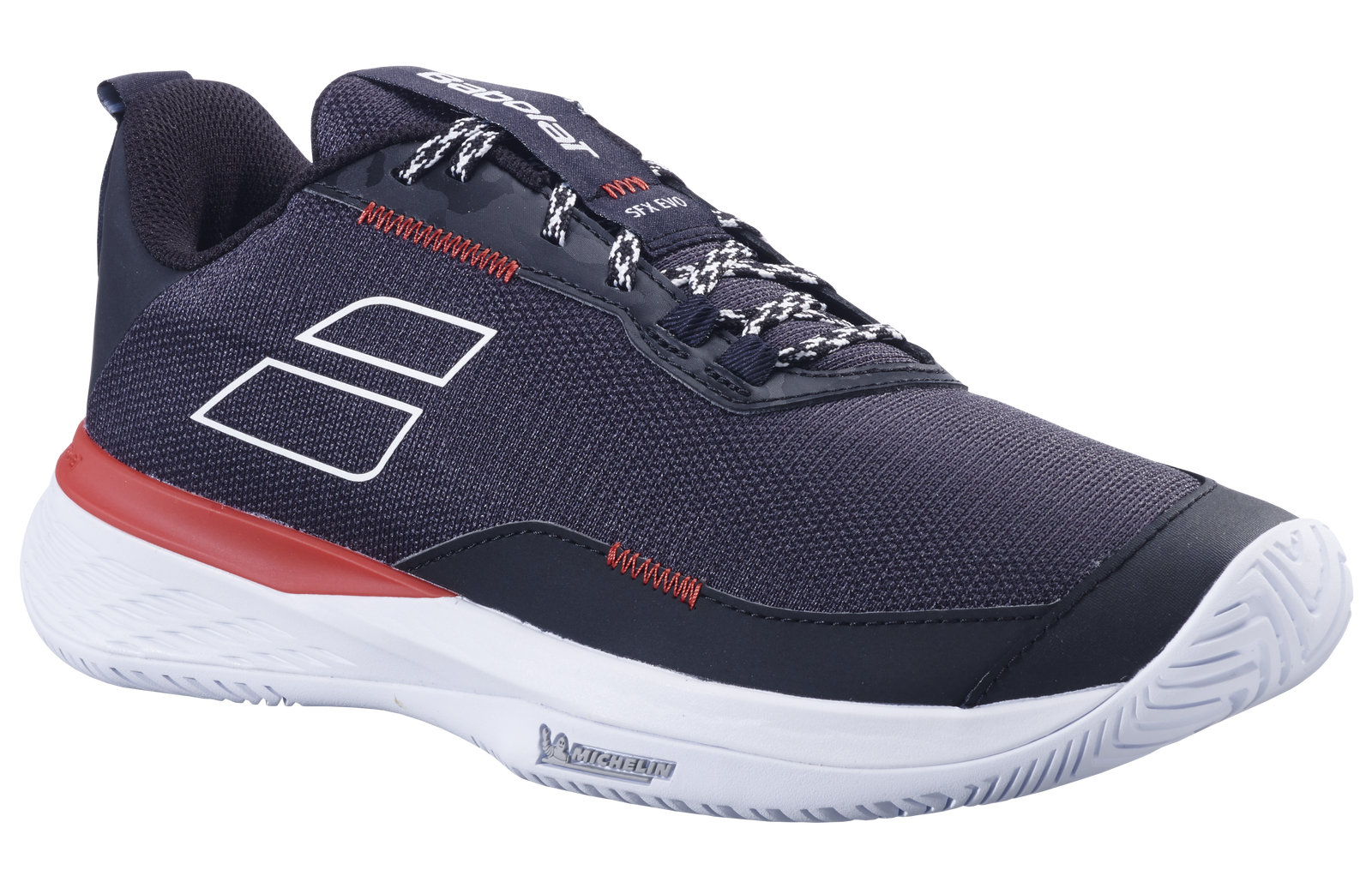 Babolat SFX EVO All Court Men's Black/Fiesta Red Tennis Shoe  