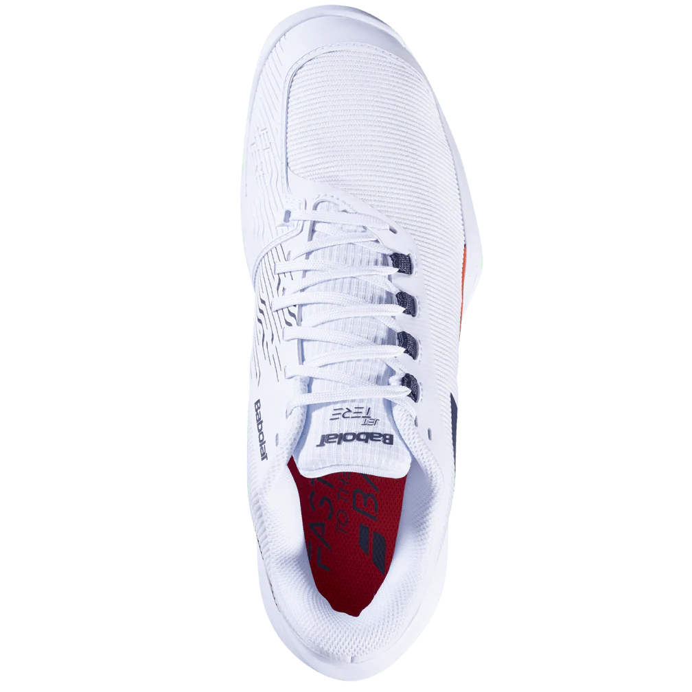 Babolat Jet Tere 2 White/Strike Red All Court Men's Tennis Shoes