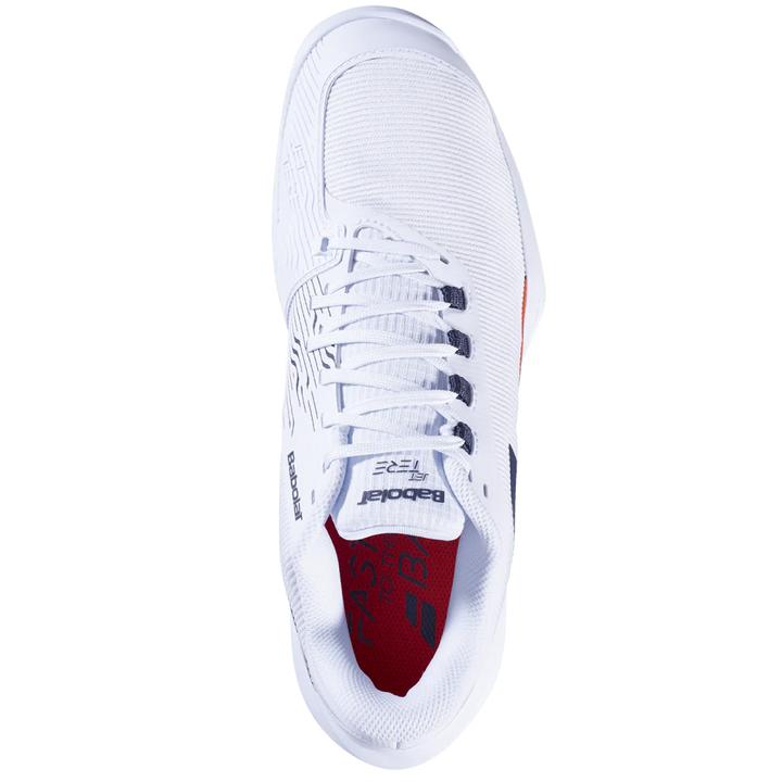 Babolat Jet Tere 2 White/Strike Red All Court Men's Tennis Shoes