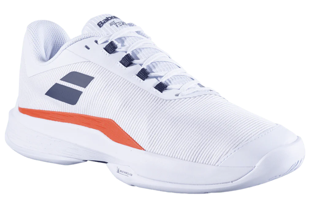 Babolat Jet Tere 2 White/Strike Red All Court Men's Tennis Shoes  