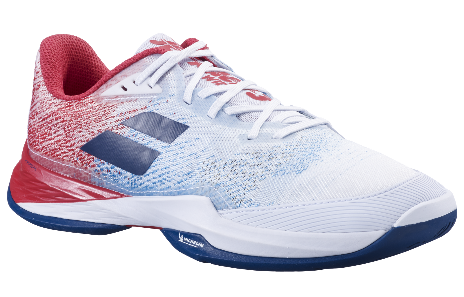 Babolat Jet Mach III White/Estate Blue All Court Men's Tennis Shoe  