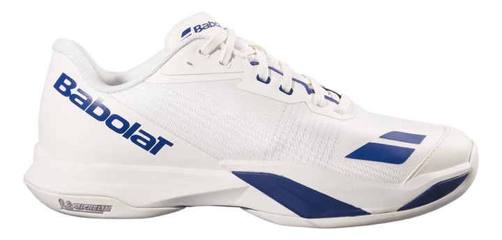Chaussure de tennis Babolat Jet Mach 4 Homme Tout Court Blanc/Marine