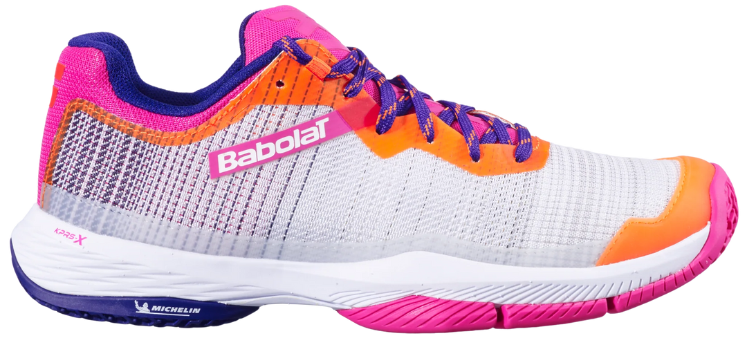 Babolat Ritma White/Pink Women's Padel Shoe