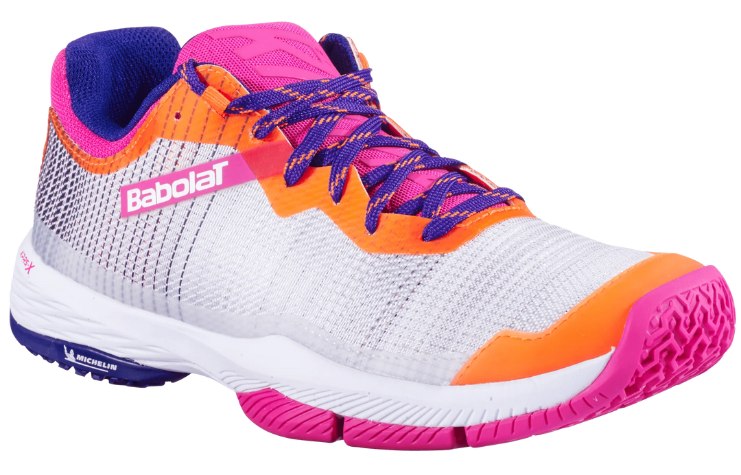 Babolat Ritma White/Pink Women's Padel Shoe