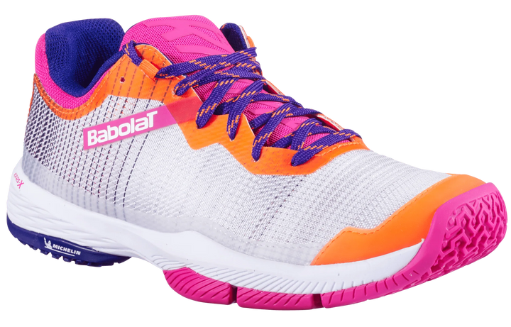 Babolat Ritma White/Pink Women's Padel Shoe