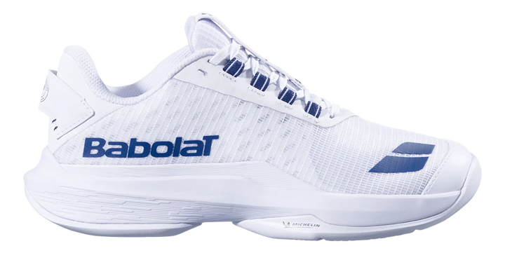 Babolat Jet Tere 2 Wimbledon Blanc/Marine Chaussures de Tennis Tout Court Femme