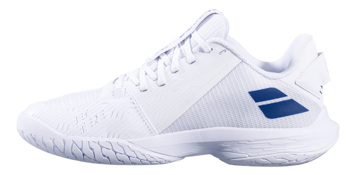Babolat Jet Tere 2 Wimbledon Blanc/Marine Chaussures de Tennis Tout Court Femme
