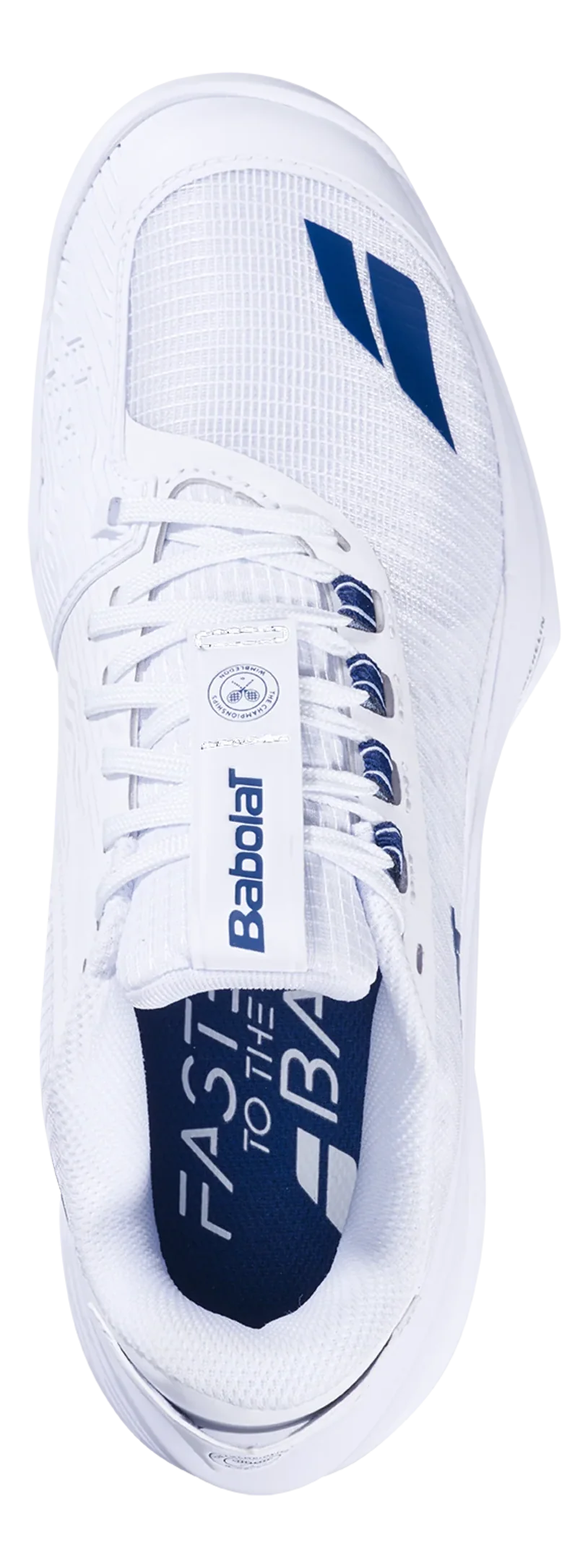 Babolat Jet Tere 2 Wimbledon Blanc/Marine Chaussures de Tennis Tout Court Femme