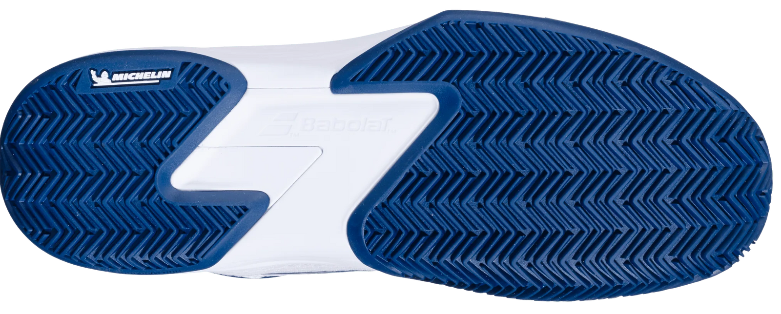 Babolat SFX4 Clay White/Estate Blue Tennis Shoe - Sports Virtuoso