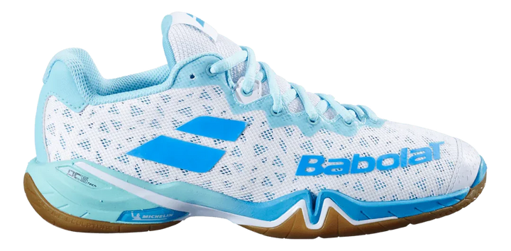 Babolat Shadow 4 blanc/bleu Chaussures de court pour femme