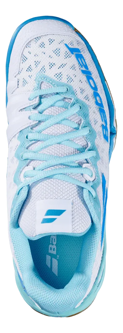 Babolat Shadow 4 blanc/bleu Chaussures de court pour femme