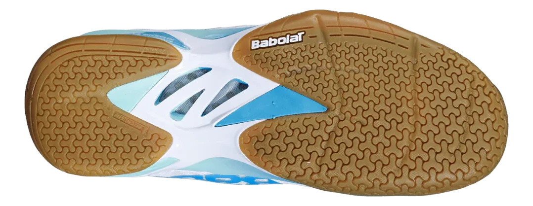 Babolat Shadow 4 blanc/bleu Chaussures de court pour femme