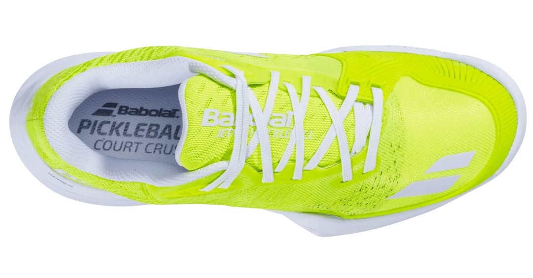 Babolat Jet Mach Chaussure de pickleball  jaune pour femme, tous terrains