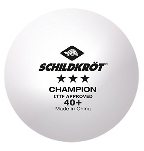Schildkröt Champion 3*** Plastic 40+ White Balls (pack of 120)