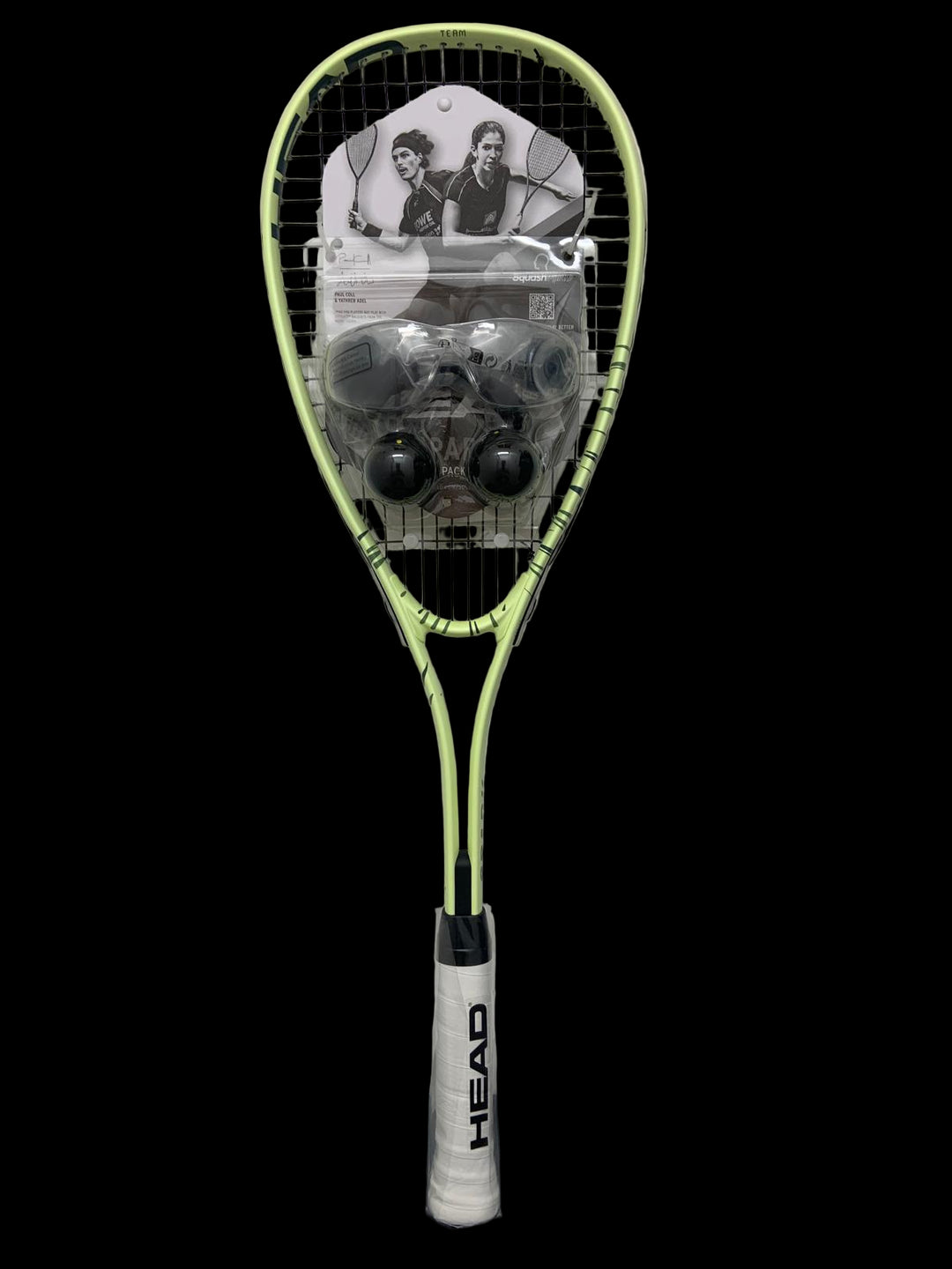 Head Spark Team Pack Squash Racquet (3 items set)