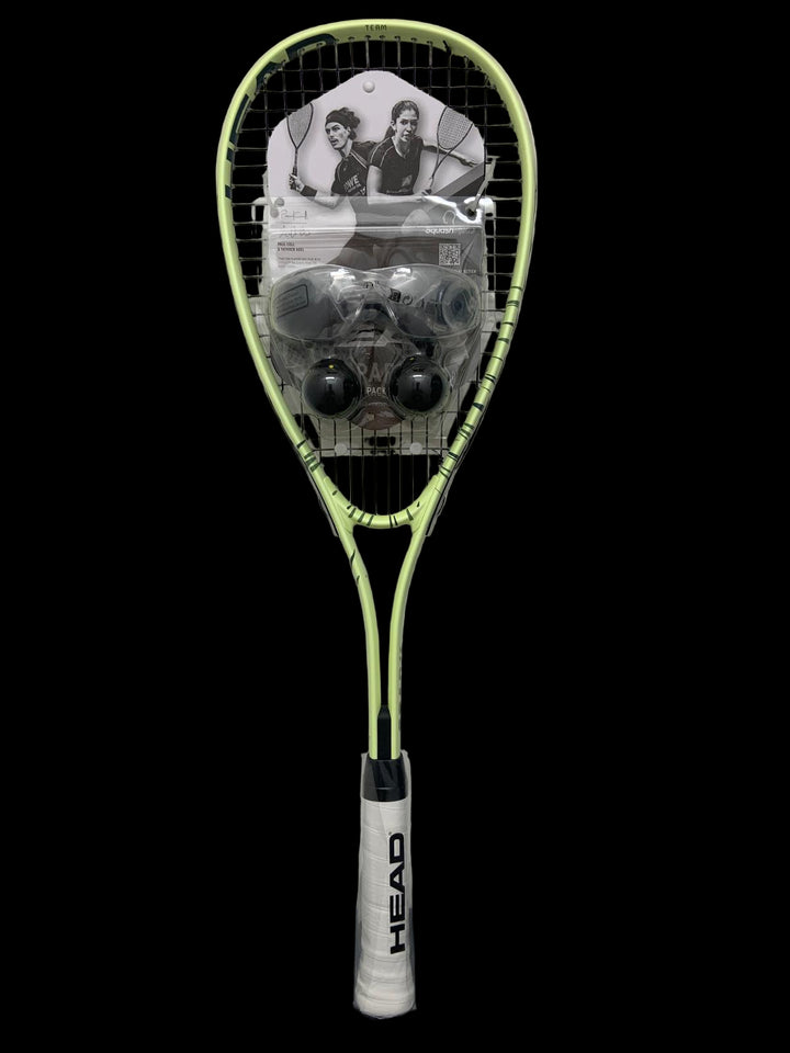 Head Spark Team Pack Squash Racquet (3 items set)