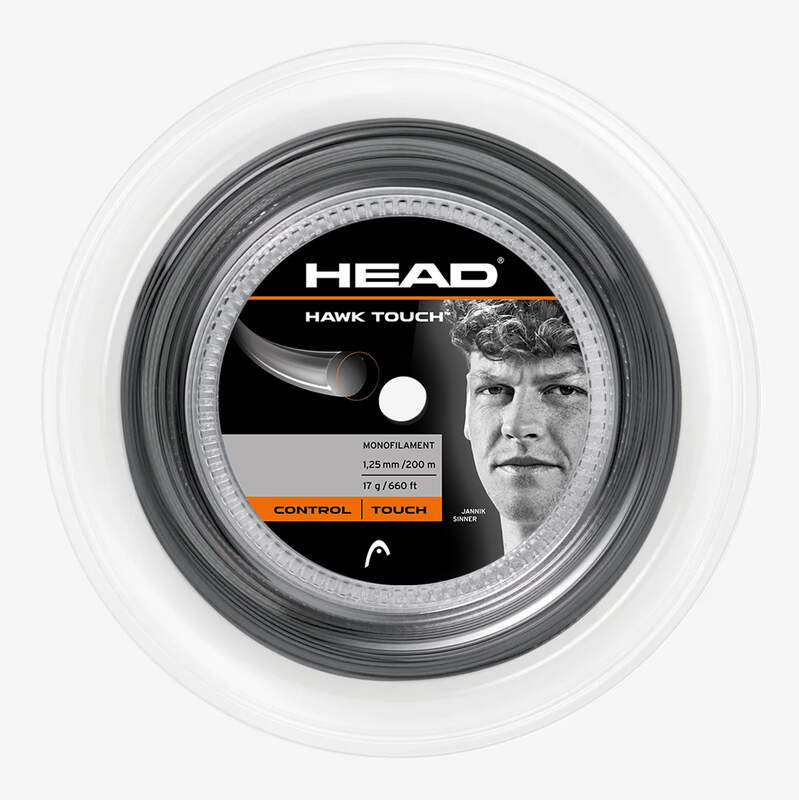 Head Hawk Touch 125 17g Tennis 200M String Reel  