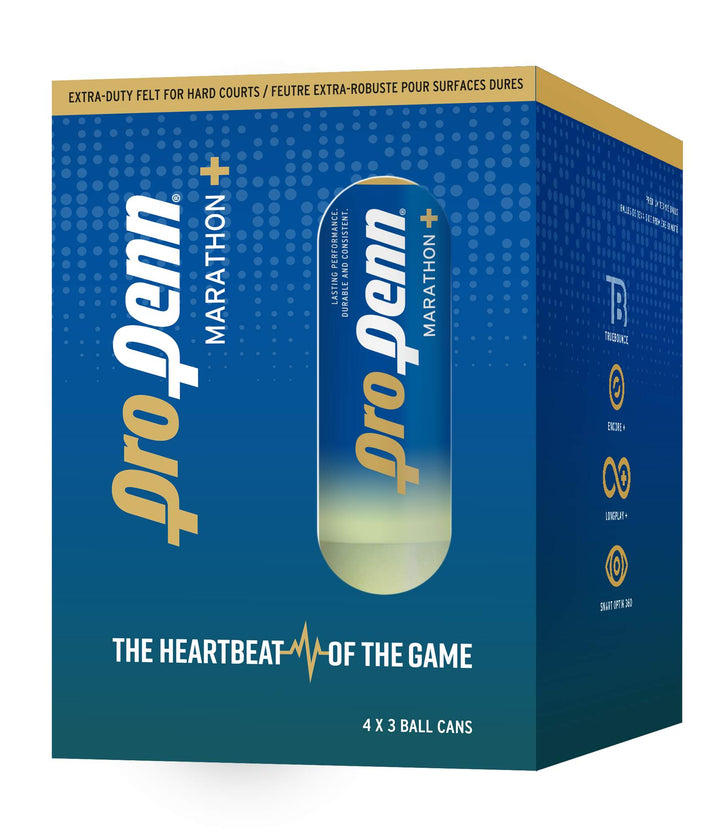 Penn PRO PENN MARATHON+ XD 4-pack Tennis Balls (12 balls)