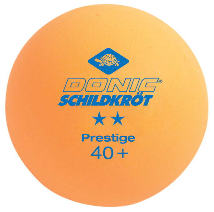 Donic-Schildkröt Prestige 2* Plastic 40+ Table Tennis Balls (pack of 6)
