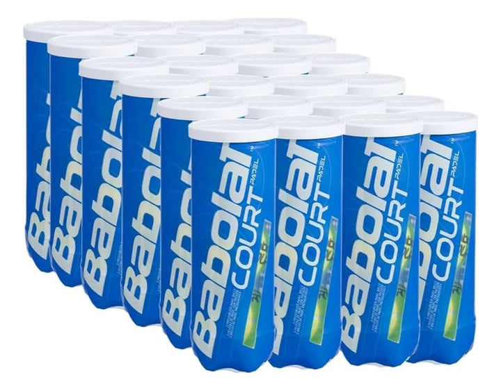 Babolat Court Padel balls case of 24 - 3 Ball Tubes (72 balls)