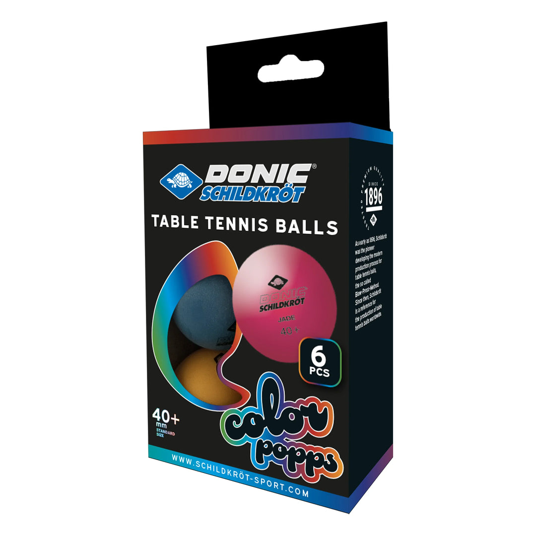 Donic-Schildkröt 649015_ColorPopps_Poly_6pcs 649015_ColorPopps_Verpackung_2.webp