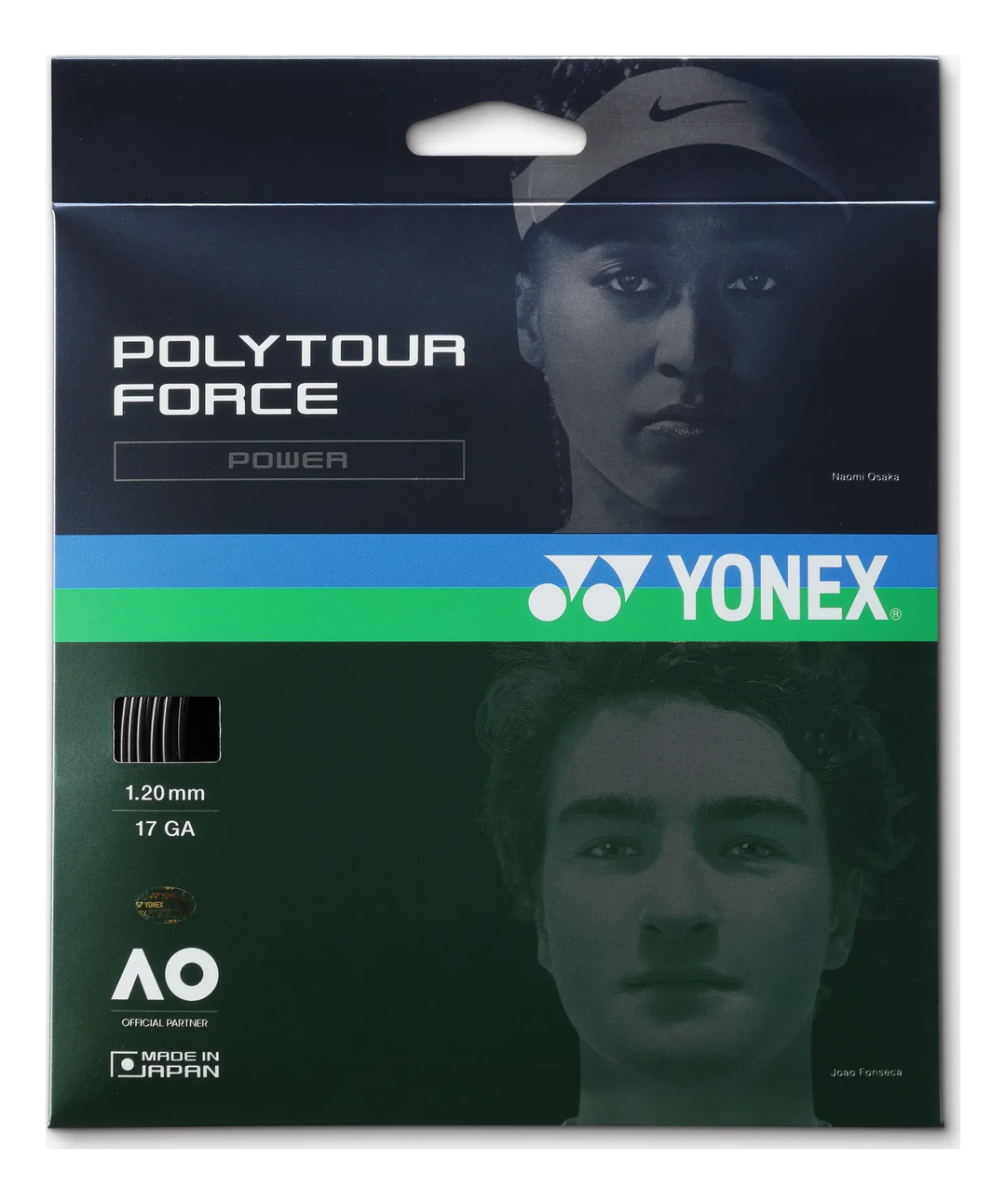 Yonex PolyTour Force 120 17g Cordage de tennis 12 m