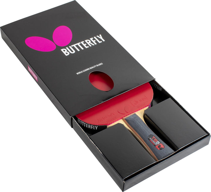 Butterfly TB5 Alpha Pro-Line with Rozena &amp; Case Racket