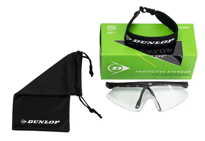 Dunlop Junior Protective Eyewear Black - Sports Virtuoso