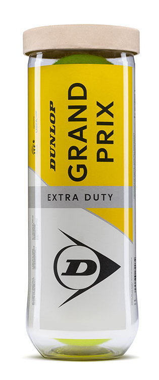 Dunlop Grand Prix Extra Duty Tennis Balls - 3 Ball Can - Sports Virtuoso