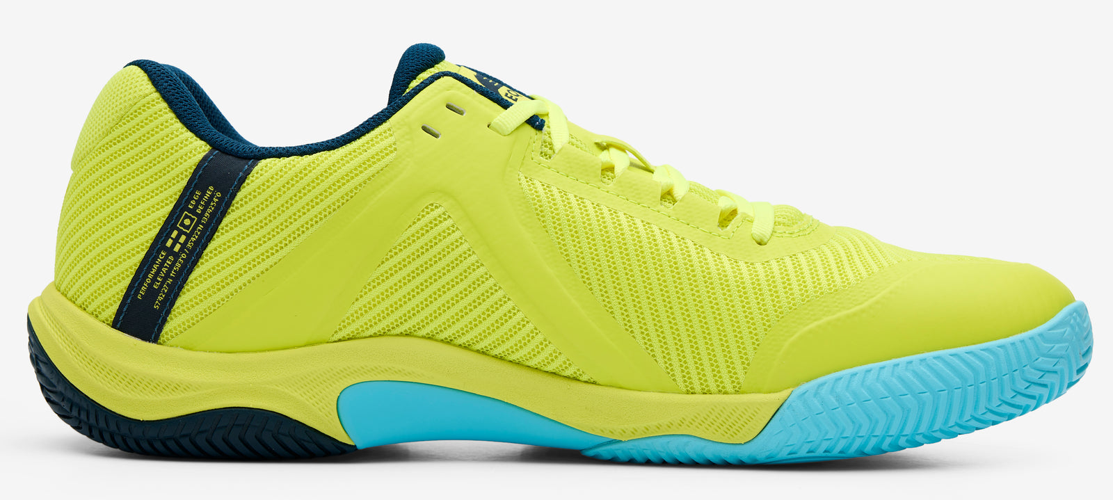 Kanso EQ Fly 2 SC Soft Court Tennis Clay/Padel Shoe Lime/Navy - Sports Virtuoso