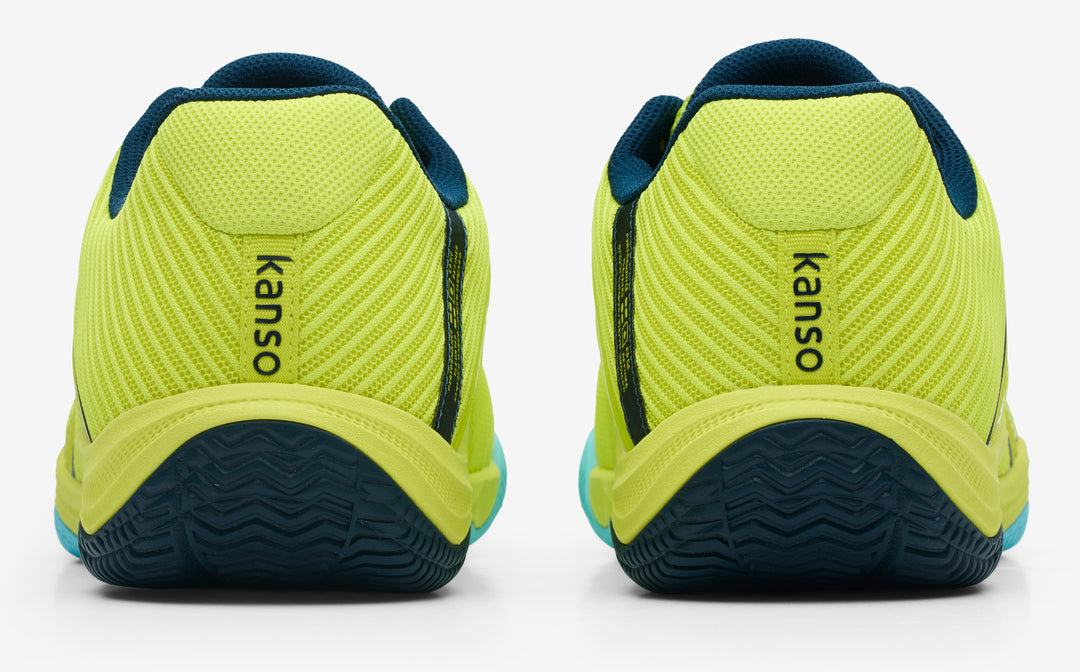Kanso EQ Fly 2 SC Soft Court Tennis Clay/Padel Shoe Lime/Navy - Sports Virtuoso