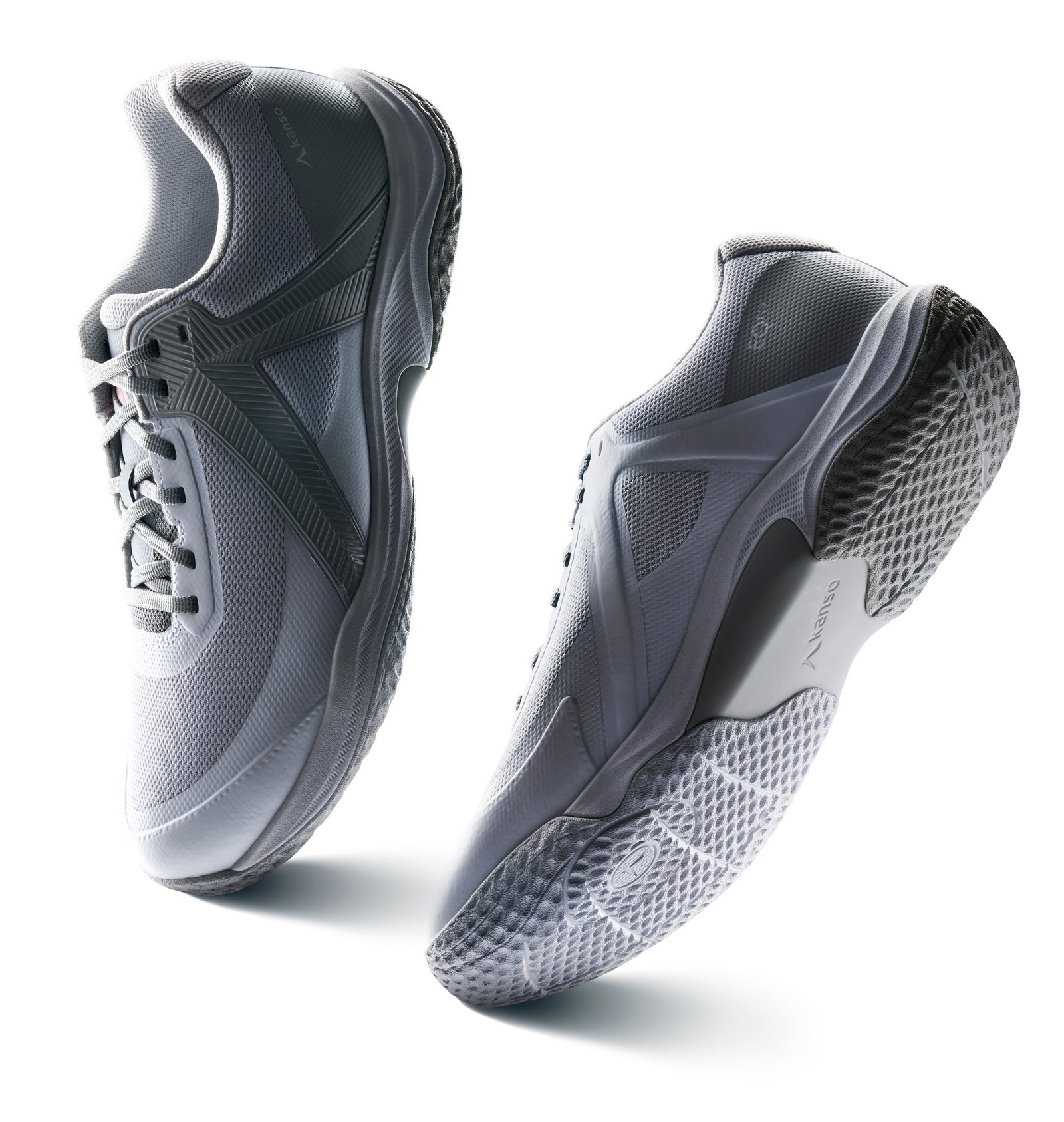 Kanso EQ Fly Court Shoe White-Grey - Sports Virtuoso