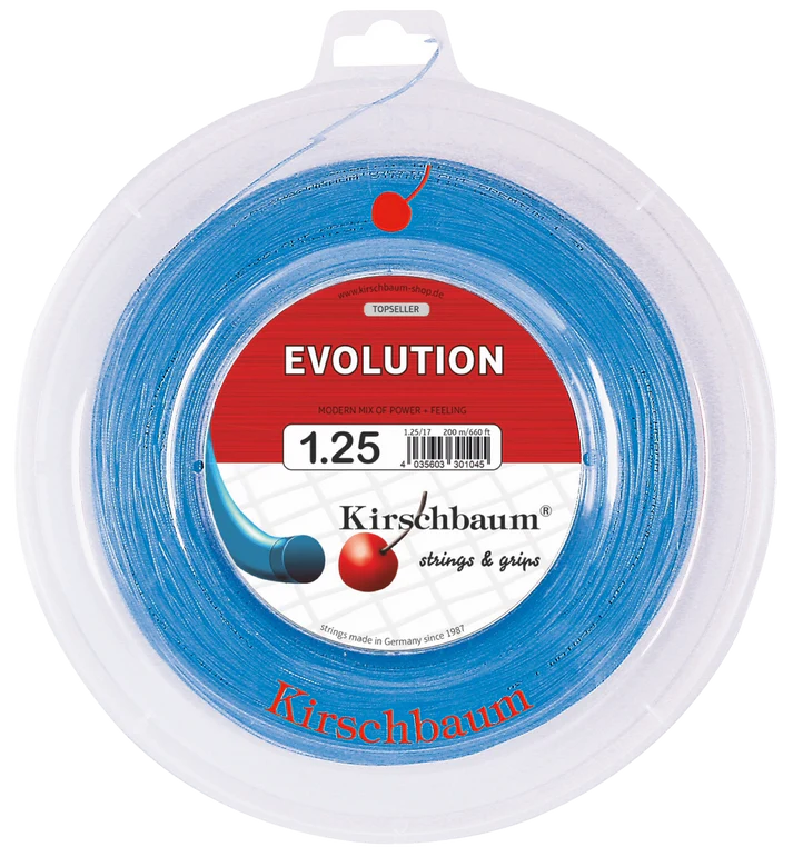 Kirschbaum Evolution 125 17g Tennis 200M String Reel
