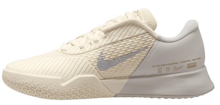 Nike Air Zoom Vapor Pro 2 HC Premium Ivory-Silver Tennis Women's Shoes